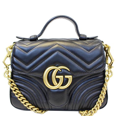 gucci bag with top handle|Gucci top handle marmont.